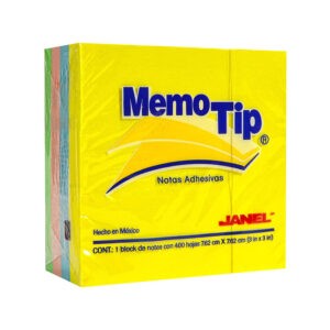 Cubo Notas Adhesivas Pastel 7.62 x 7.62 cm Memo Tip