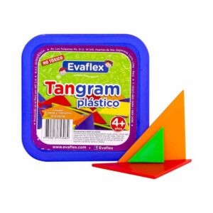 Tangram de Plástico con 35 piezas Evaflex